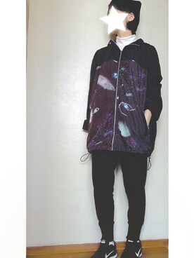 「ScoLar Parity（スカラーパリティ）のアイテム（ジャケット/アウター）」を使った、ちはちさん（レディース・156cm）の冬コーディネート