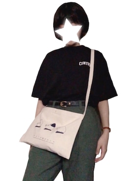 「はらぺこ商店」｜ちはちさん（レディース・156cm）の春コーディネート