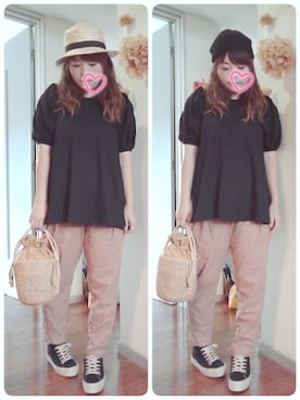 「フレア」｜「アイテム（その他）」を使った、maimaiko☺さん（レディース・163cm）の夏コーディネート