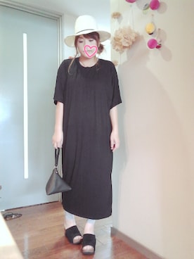 「ウェッジソール」｜「アイテム（その他）」を使った、maimaiko☺さん（レディース・163cm）の夏コーディネート