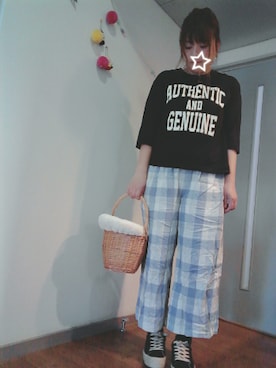 「Xti（エックスティーアイ）のアイテム」を使った、maimaiko☺さん（レディース・163cm）の春コーディネート