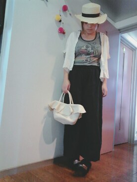 「ミッキー」｜maimaiko☺さん（レディース・163cm）の夏コーディネート