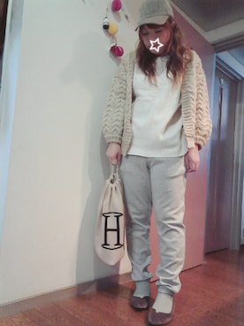 「DHOLIC（ディーホリック）のアイテム（バックパック/リュック）」を使った、maimaiko☺さん（レディース・163cm）の秋コーディネート