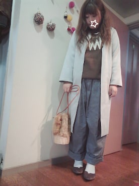 「NETSTAR（ネットスター）のアイテム」を使った、maimaiko☺さん（レディース・163cm）の冬コーディネート
