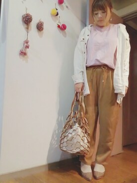 「サマーシャツ」｜maimaiko☺さん（レディース・163cm）の秋コーディネート