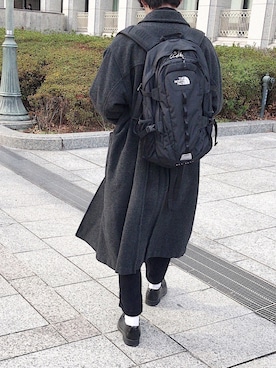 「STUDIOUS（ステュディオス）のアイテム（シューズ）」を使った、がーさん（メンズ・176cm）の冬コーディネート