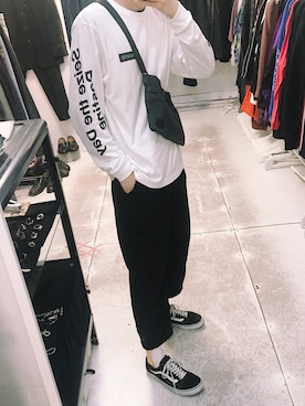 「CASPER JOHN AIVER（キャスパージョンアイバー）のアイテム」を使った、がーさん（メンズ・176cm）の春コーディネート