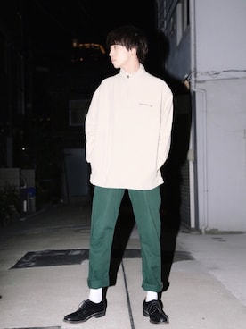 「STUDIOUS（ステュディオス）のアイテム（シューズ）」を使った、がーさん（メンズ・176cm）の春コーディネート