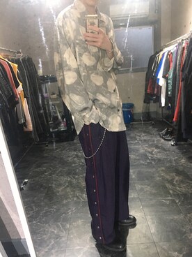 「STUDIOUS（ステュディオス）のアイテム（シューズ）」を使った、がーさん（メンズ・176cm）の夏コーディネート