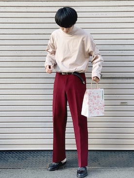 Good Wear 別注ハイネックtシャツを使ったwearistaのメンズ人気ファッションコーディネート Wear