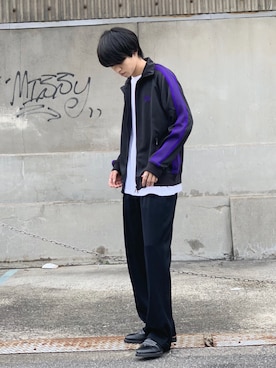 「Needles（ニードルス）のアイテム（ジャケット/アウター）」を使った、がーさん（メンズ・177cm）の秋コーディネート