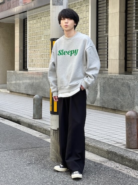 「ALAND（エーランド）のアイテム」を使った、がーさん（メンズ・177cm）の春コーディネート