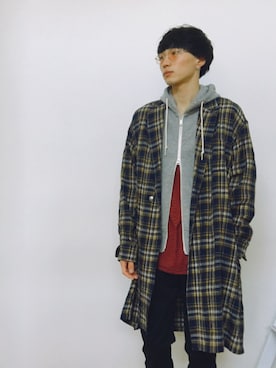 「MR.GENTLEMAN」｜「アイテム（ジャケット/アウター）」を使った、usagi_さん（メンズ・175cm）の冬コーディネート