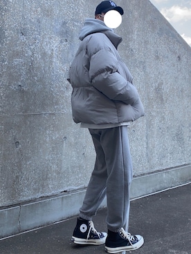 「ct70」｜「アイテム（ダウンジャケット/コート）」を使った、hagataさん（メンズ・178cm）の冬コーディネート