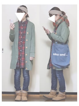 「CLOUDNINE（クラウドナイン）のアイテム（ジャケット/アウター）」を使った、な な す けさん（レディース・164cm）の冬コーディネート