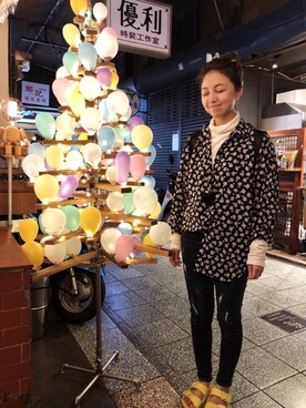 「アイテム（テーラードジャケット）」を使った、ZO EYさん（レディース・157cm・20代）の冬コーディネート