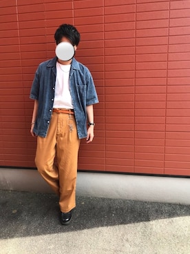 「DAISO（DAISO）のアイテム（アクセサリー）」を使った、#MORI#さん（メンズ・175cm）の秋コーディネート