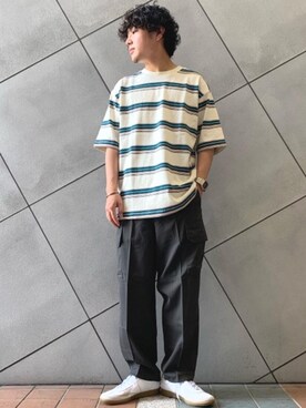 「☆柄シャツ」｜okawa_sさん（メンズ・165cm）の夏コーディネート