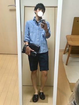 「BASECONTROL（ベースコントロール）のアイテム（バッグ）」を使った、sgtさん（メンズ・168cm）の夏コーディネート