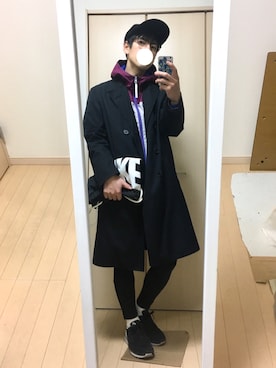 「ウィンドブレーカー」｜「アイテム（その他）」を使った、sgtさん（メンズ・168cm）の冬コーディネート