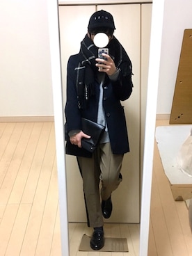 「コーデュロイキャップ」｜sgtさん（メンズ・168cm）の冬コーディネート