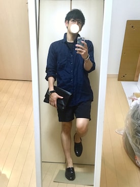 「BASECONTROL（ベースコントロール）のアイテム（バッグ）」を使った、sgtさん（メンズ・168cm）の夏コーディネート