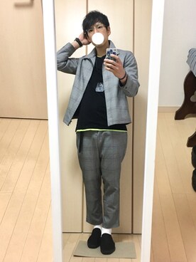 「Lui's（ルイス）のナローベルト（ベルト）」を使った、sgtさん（メンズ・168cm）の秋コーディネート