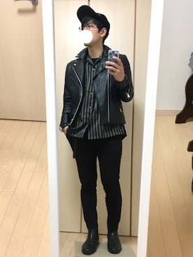 「ネオレザー」｜sgtさん（メンズ・168cm）の秋コーディネート