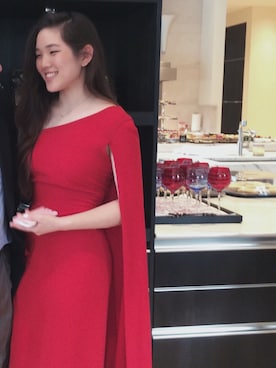 「GOWN」｜Ellen Kimさん（レディース・163cm）の冬コーディネート