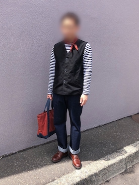 あめんぼさん（メンズ・163cm）の夏コーディネート