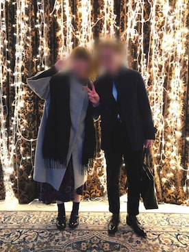 「パーティースタイル」｜「アイテム（その他アウター）」を使った、あめんぼさん（レディース・159cm）の冬コーディネート