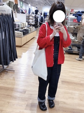 「MHL.」｜「アイテム（オールインワン・サロペット）」を使った、あめんぼさん（レディース・159cm）の夏コーディネート