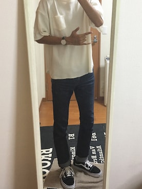 かなたにさん(メンズ・182cm)の夏コーディネート