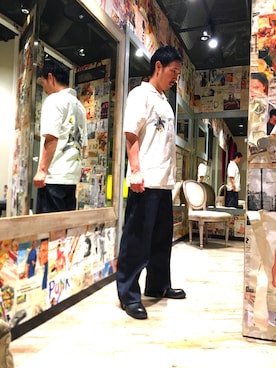 UENTSUさん（メンズ・170cm）の春コーディネート