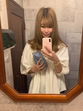 「PRADA（プラダ）のアイテム（財布/小物）」を使った、ayakaさん（レディース・166cm）の春コーディネート