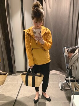 「northface」｜「アイテム（ブルゾン）」を使った、ayakaさん（レディース・166cm）の春コーディネート