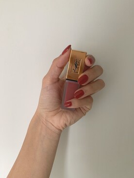 「Yves Saint Laurent（イヴサンローラン）のアイテム（口紅/リップティント/グロス）」を使った、ayakaさん（レディース・166cm）の春コーディネート