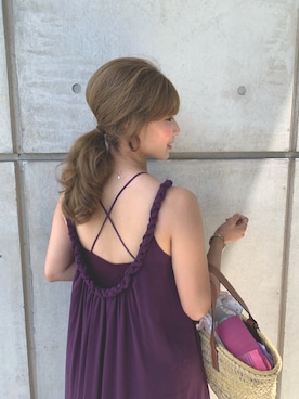 「時計」｜「アイテム（その他）」を使った、ayakaさん（レディース・166cm）の夏コーディネート