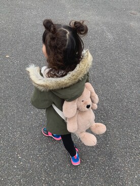 「ZARA KIDS」｜「アイテム（モッズコート）」を使った、ayakaさん（レディース・166cm）の秋コーディネート
