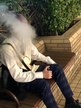 「アイテム（フォーマルスーツ/小物）」を使った、Mydearさん（メンズ・174cm・10代）の秋コーディネート