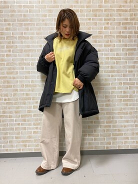 「CAMP7（キャンプセブン）のアイテム（その他アウター）」を使った、ha-tan. ✩.*˚さん（レディース・157cm）の秋コーディネート
