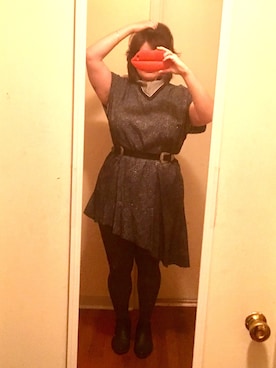 「plussize」｜「アイテム（ブーティ）」を使った、sugarbonezさん（レディース・168cm）の春コーディネート