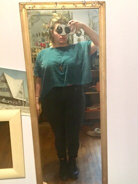 「working style」｜「アイテム（ブーツ）」を使った、sugarbonezさん（レディース・168cm）の秋コーディネート