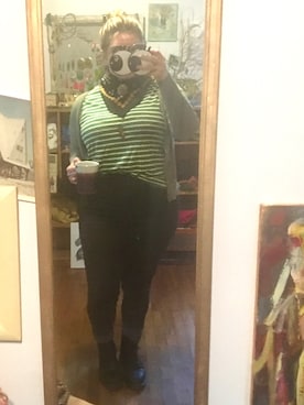 「stripes」｜「アイテム（ブーツ）」を使った、sugarbonezさん（レディース・168cm）の秋コーディネート