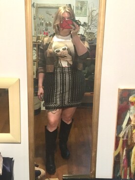 「working style」｜「アイテム（ブーツ）」を使った、sugarbonezさん（レディース・168cm）の冬コーディネート