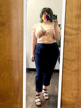 「dansko（ダンスコ）のアイテム（サンダル）」を使った、sugarbonezさん（レディース・168cm）の夏コーディネート