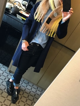 「PRADA（プラダ）のアイテム（その他シューズ）」を使った、yu_kさん（メンズ・168cm）の冬コーディネート