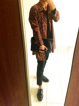「PRADA（プラダ）のアイテム（その他シューズ）」を使った、yu_kさん（メンズ・168cm）の秋コーディネート