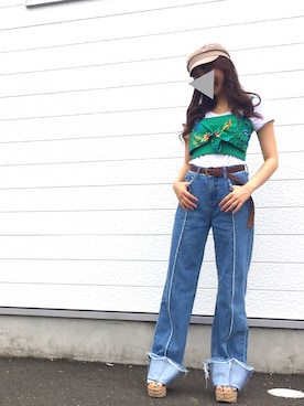 M♡さん（レディース・156cm）の夏コーディネート