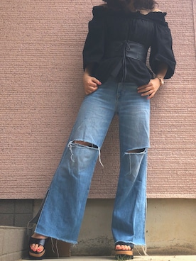 M♡さん（レディース・156cm）の春コーディネート